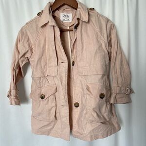 Size 8 Blush Pink Zara Coat